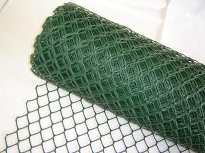 ФОТОГРАФИЯ Заборная решетка пластиковая З-55 1,9*10м (Зеленая)