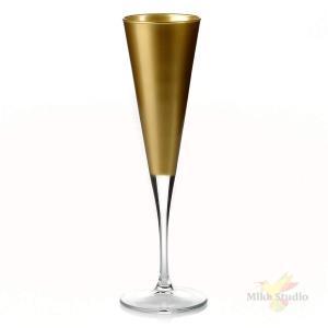 ФОТОГРАФИЯ Набор фужеров V-LINE для шампанского, 2 штуки, объем 200 мл (цвет Gold)