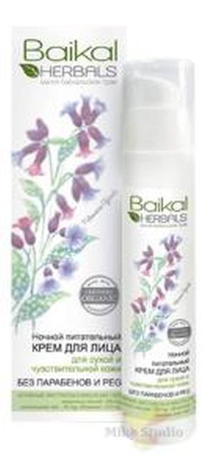 ФОТОГРАФИЯ Baikal Herbals крем для лица ночной питательн 50мл./16шт/0704